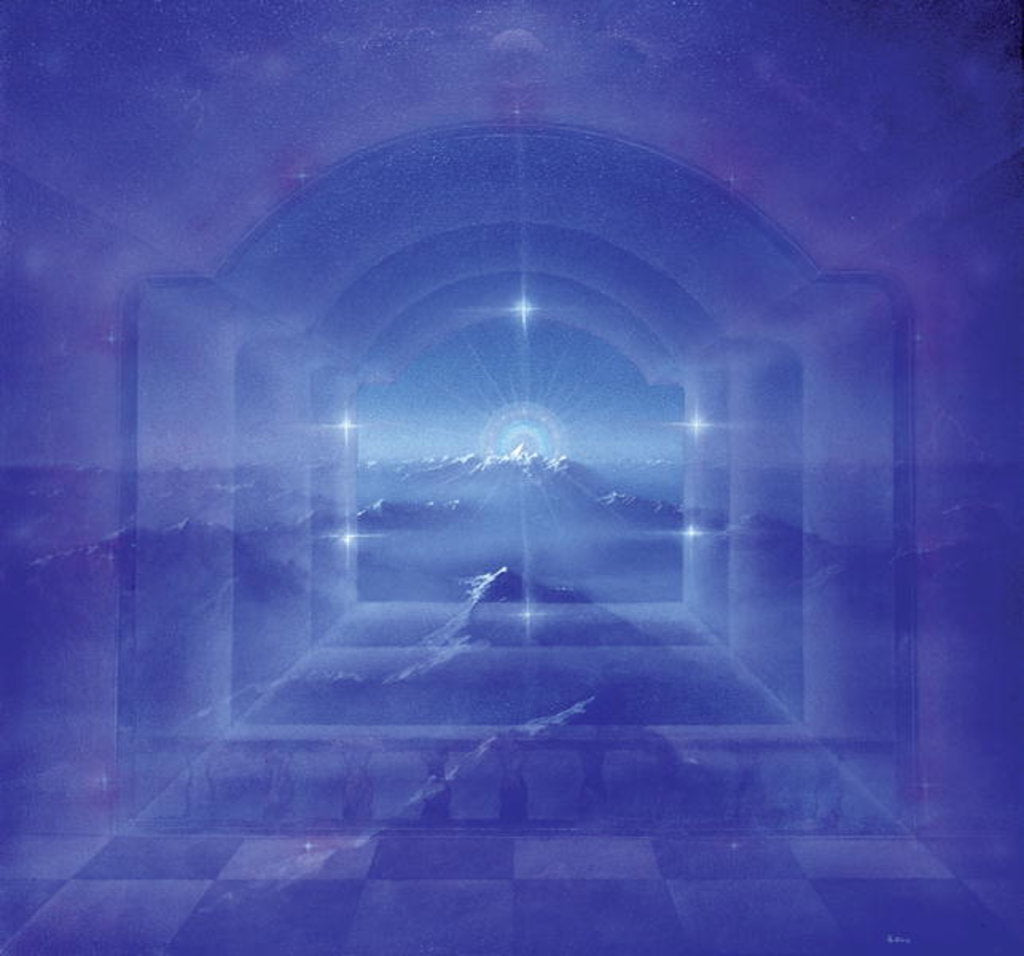 Detail of Through Crystal Worlds by Simon Cook