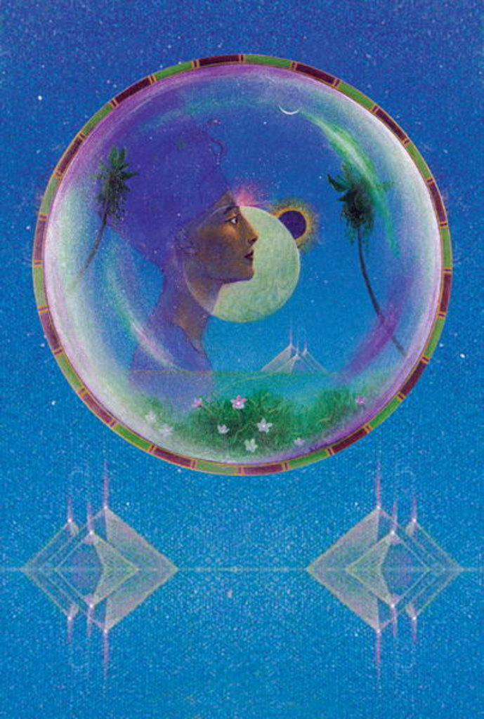 Detail of Goddess of the Dream by Simon Cook