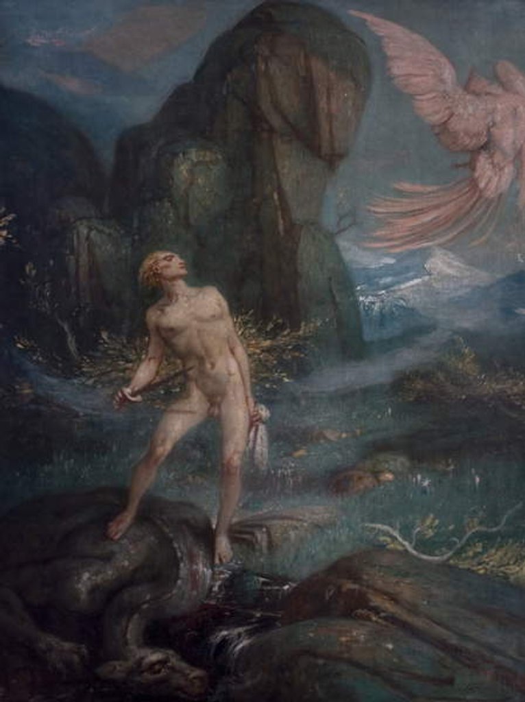 Detail of Siegfried and the Magic Bird, c.1930 by Charles Ricketts