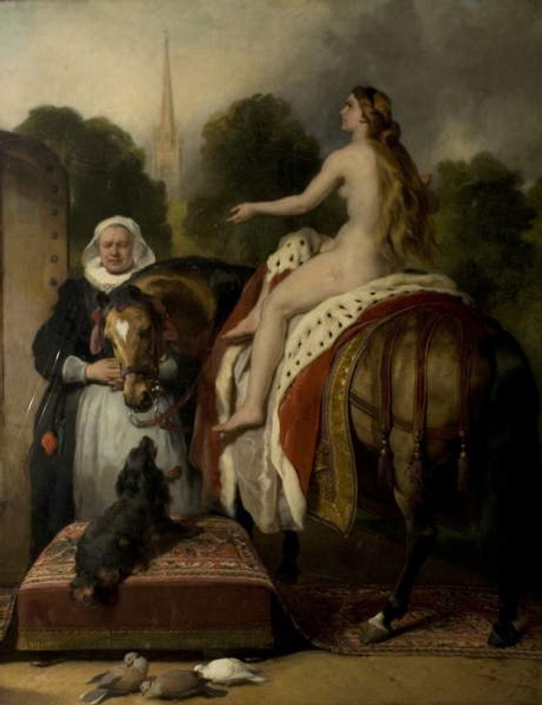 Detail of Lady Godiva's Prayer, c.1865 by Edwin Landseer