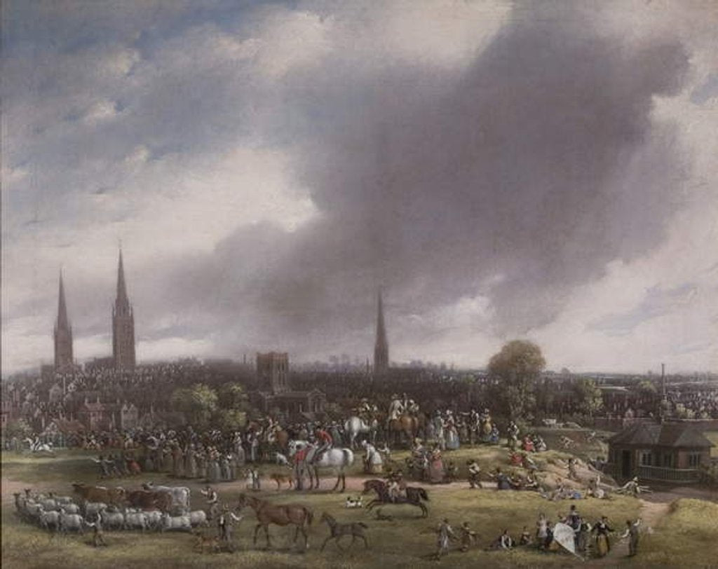 Detail of Lammas Day, Coventry, 1849 by David Gee