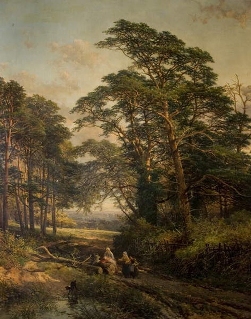 Detail of King's Weston Park near Bristol, 1866 by John Syer