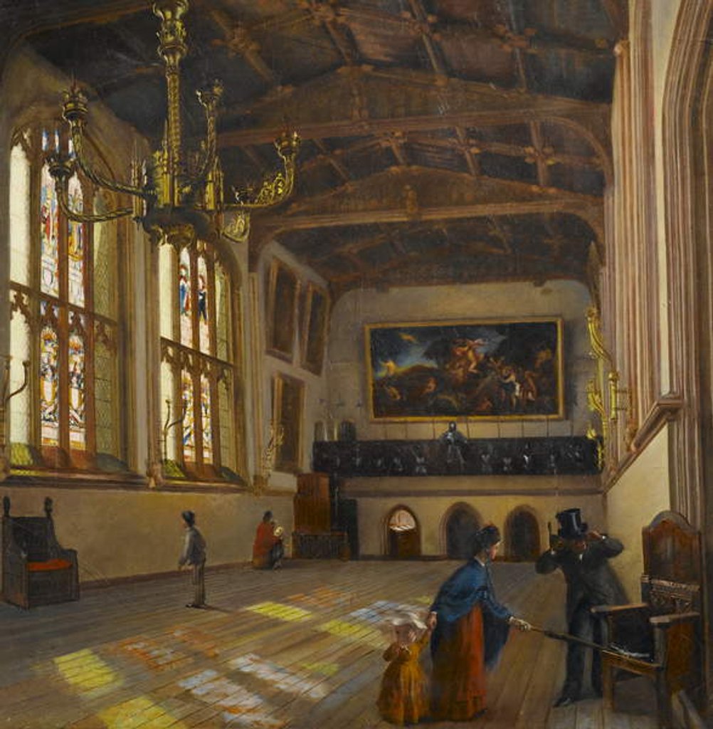 Detail of Interior of St. Mary's Hall, Coventry, 1873 by Henry Carter