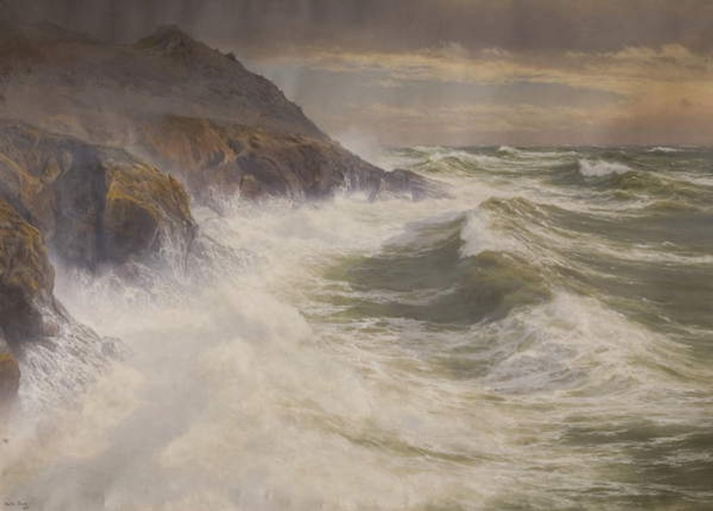 Detail of Bolt Head, South Devon, 1891 by Walter Shaw