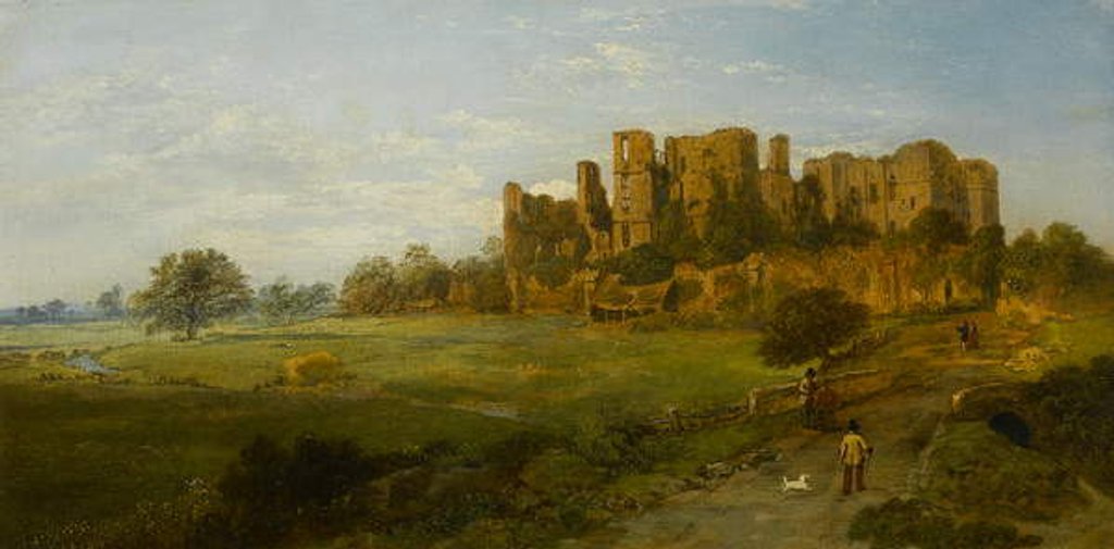 Detail of June Morning, Kenilworth Castle, 1865 by Edward Price