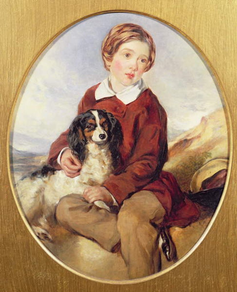 Detail of The Artist's Son Walter by Thomas Crane