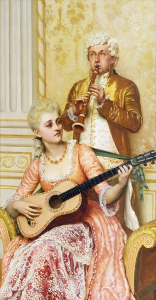 Detail of The Rehearsal, 1886 by Edmund Blair Leighton