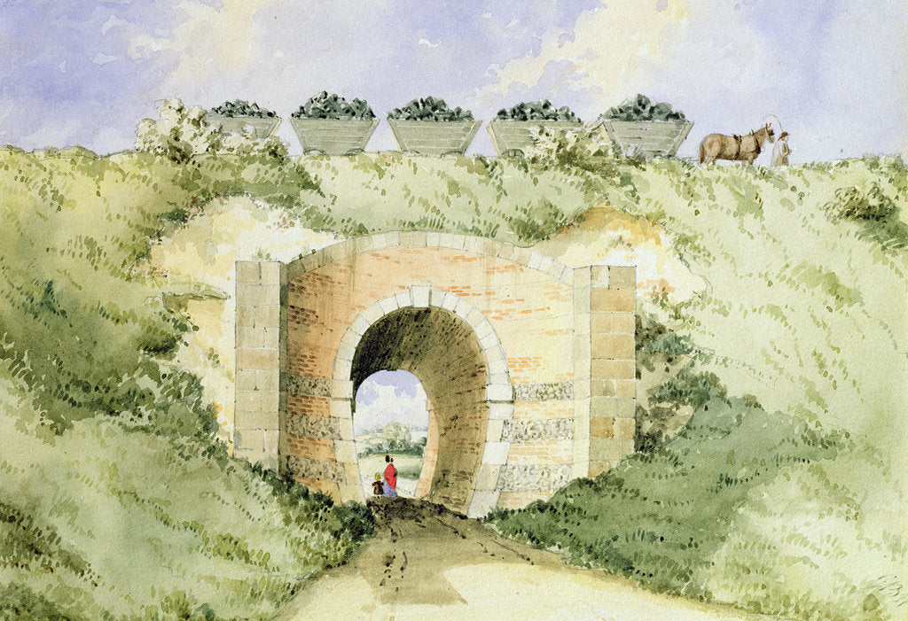 Detail of The Grand Surrey Iron Railway by George Buchanan Wollaston