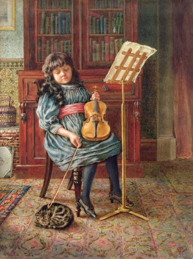Detail of Dora Petherick, 1892 by Rosa Petherick