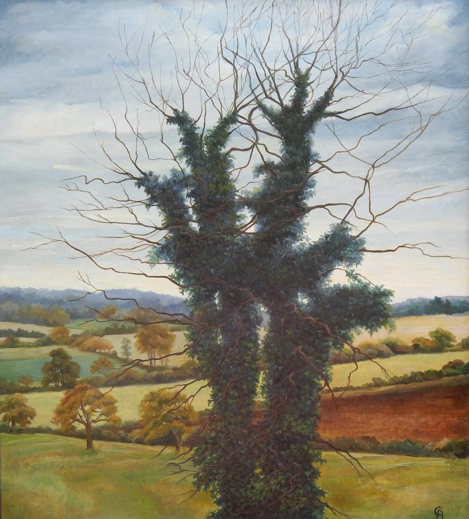 Detail of Winter Sky, 1998, by Cristiana Angelini