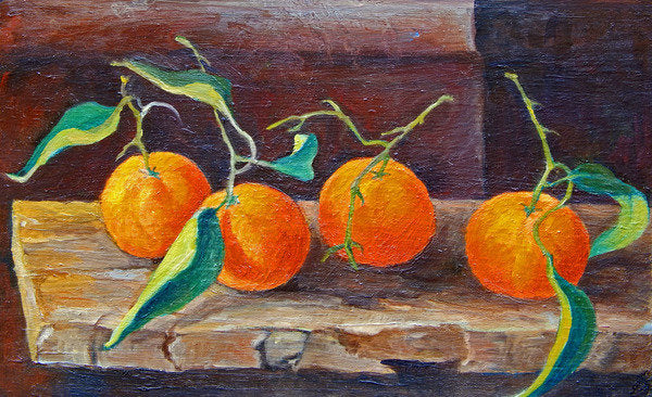 Detail of Fruit on a Shelf, 2014 by Cristiana Angelini