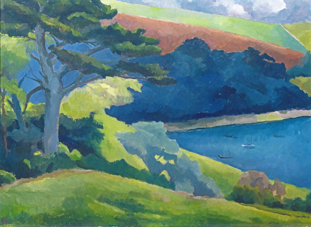 Detail of Helford Passage, Cornwall by Cristiana Angelini