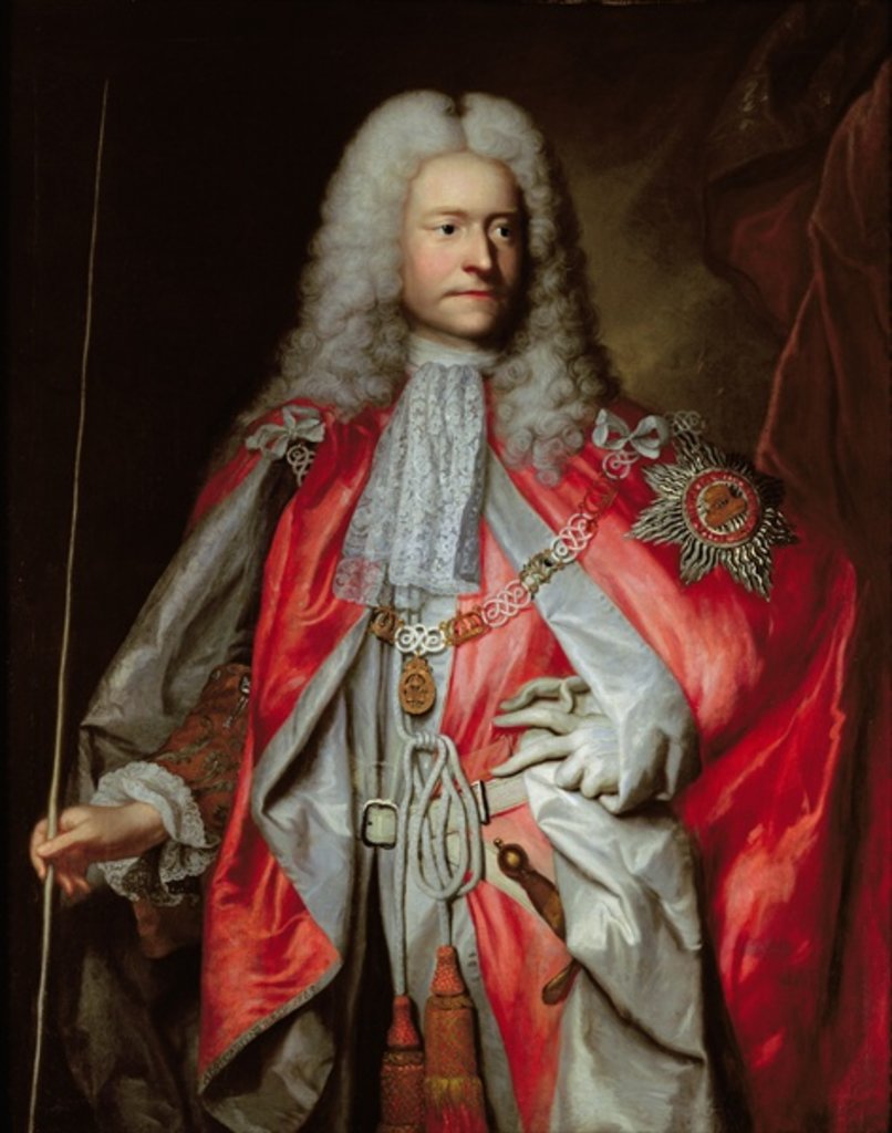 Detail of Posthumous Portrait of Sir Paul Methuen K.B. by Adrien Carpentiers