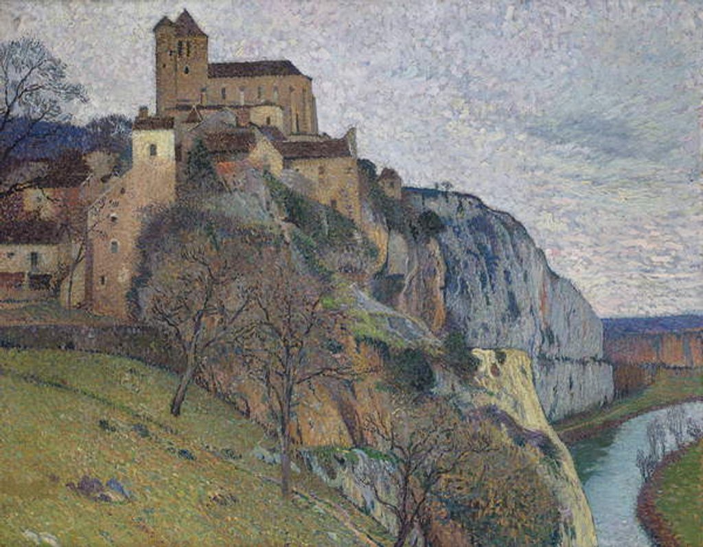 Detail of Saint-Cirq-la-Popie by Henri Jean Guillaume Martin
