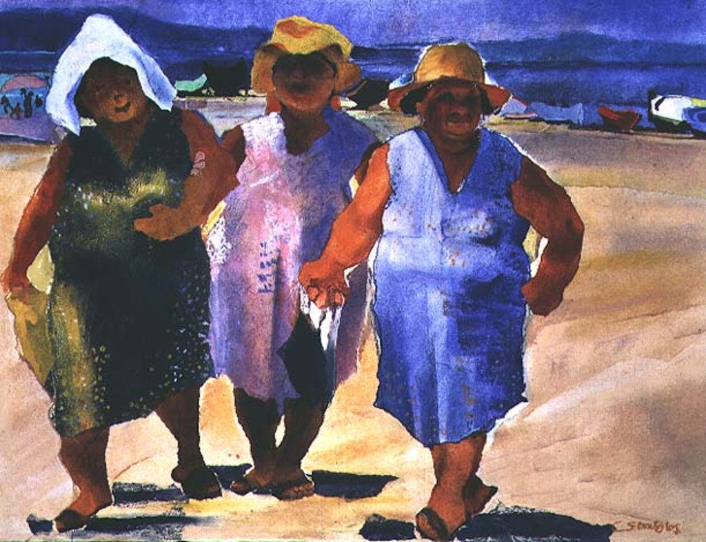 Detail of Refreshed, 1988 by Constance Stubbs