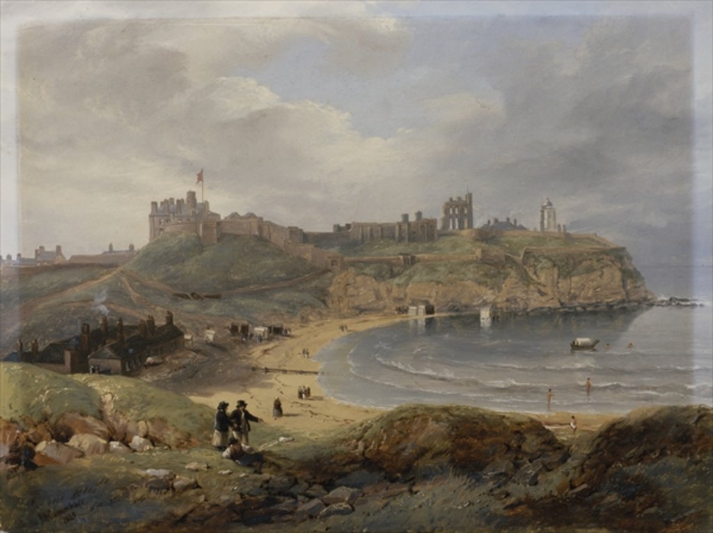 Detail of Prior's Haven, Tynemouth, 1845 by John Wilson Carmichael