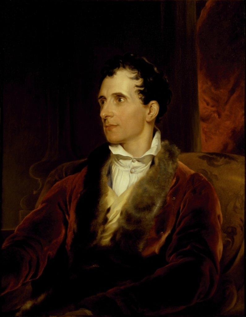 Detail of Antonio Canova, Marchese d'Istria, c.1822-23 by Thomas Lawrence