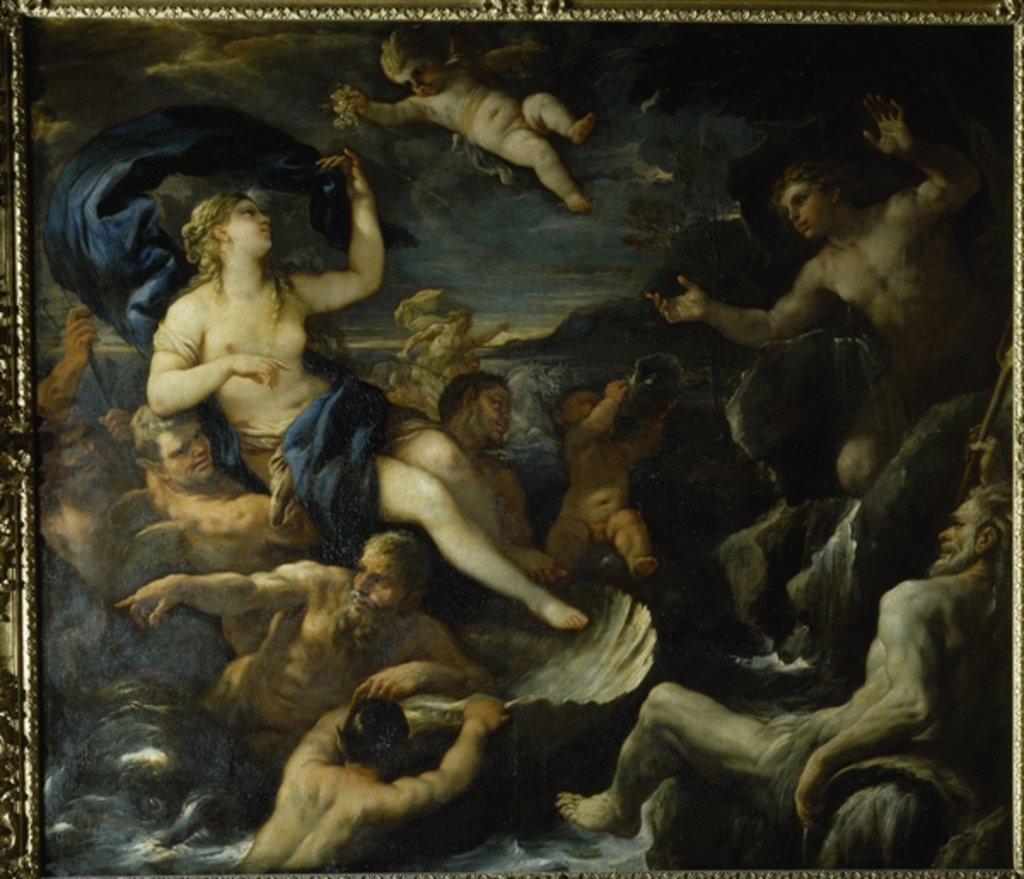 Detail of Acis and Galatea by Luca Giordano