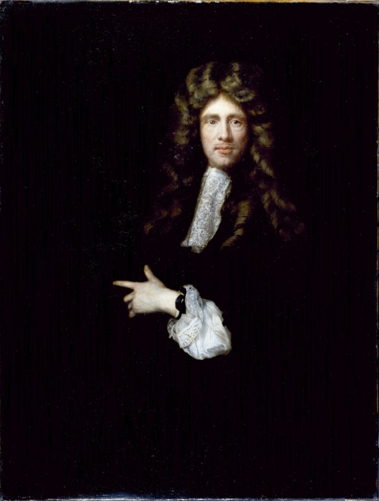 Detail of George Savile, 1st Marquess of Halifax, c.1662-69 by Claude Lefebvre