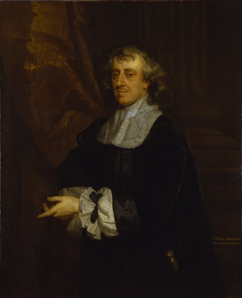 Detail of William Cavendish, 3rd Earl of Devonshire by Peter Lely