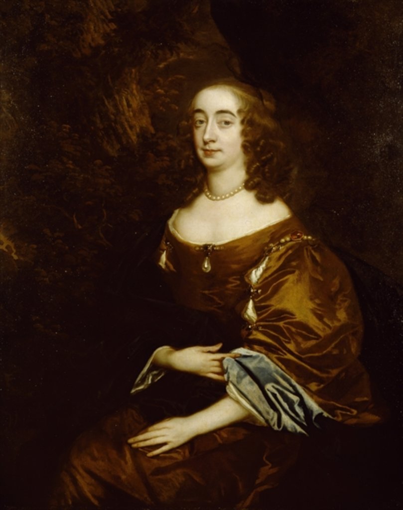 Detail of Elizabeth Clifford, Countess of Cork, and later Countess of Burlington by Peter Lely