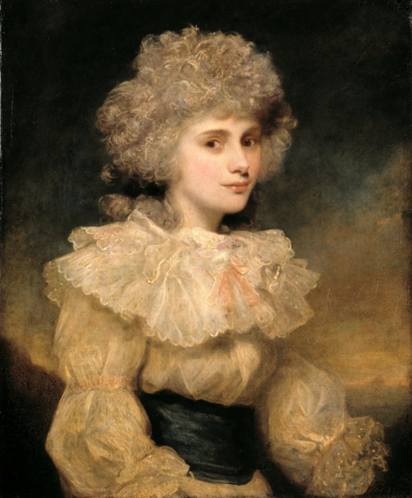 Detail of Lady Elizabeth Foster by Joshua Reynolds