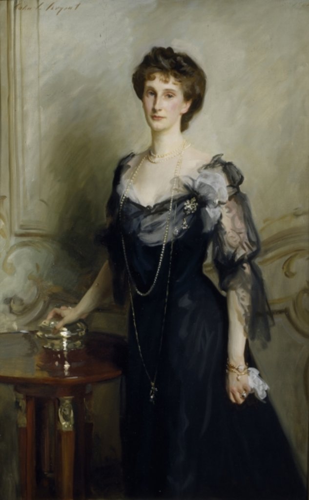 Detail of Lady Evelyn Cavendish by John Singer Sargent
