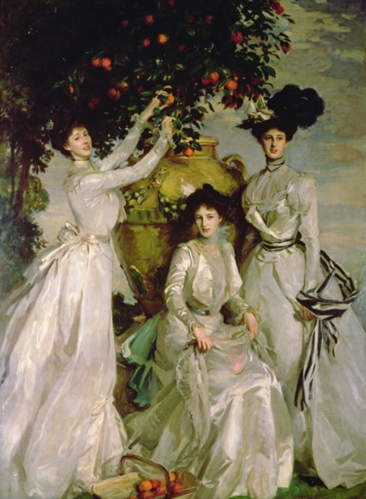 Detail of The Acheson Sisters by John Singer Sargent