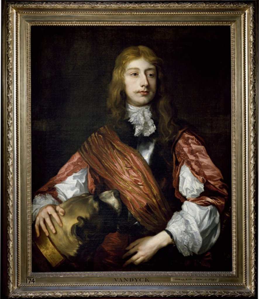 Detail of Thomas Killigrew and his dog by Anthony van Dyck