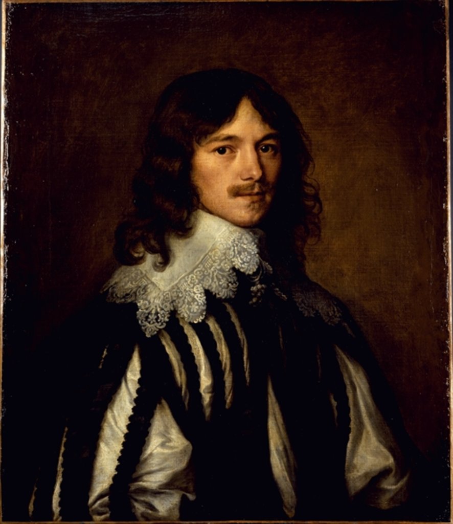 Detail of Lucius Cary, 2nd Viscount Falkland by Anthony van Dyck