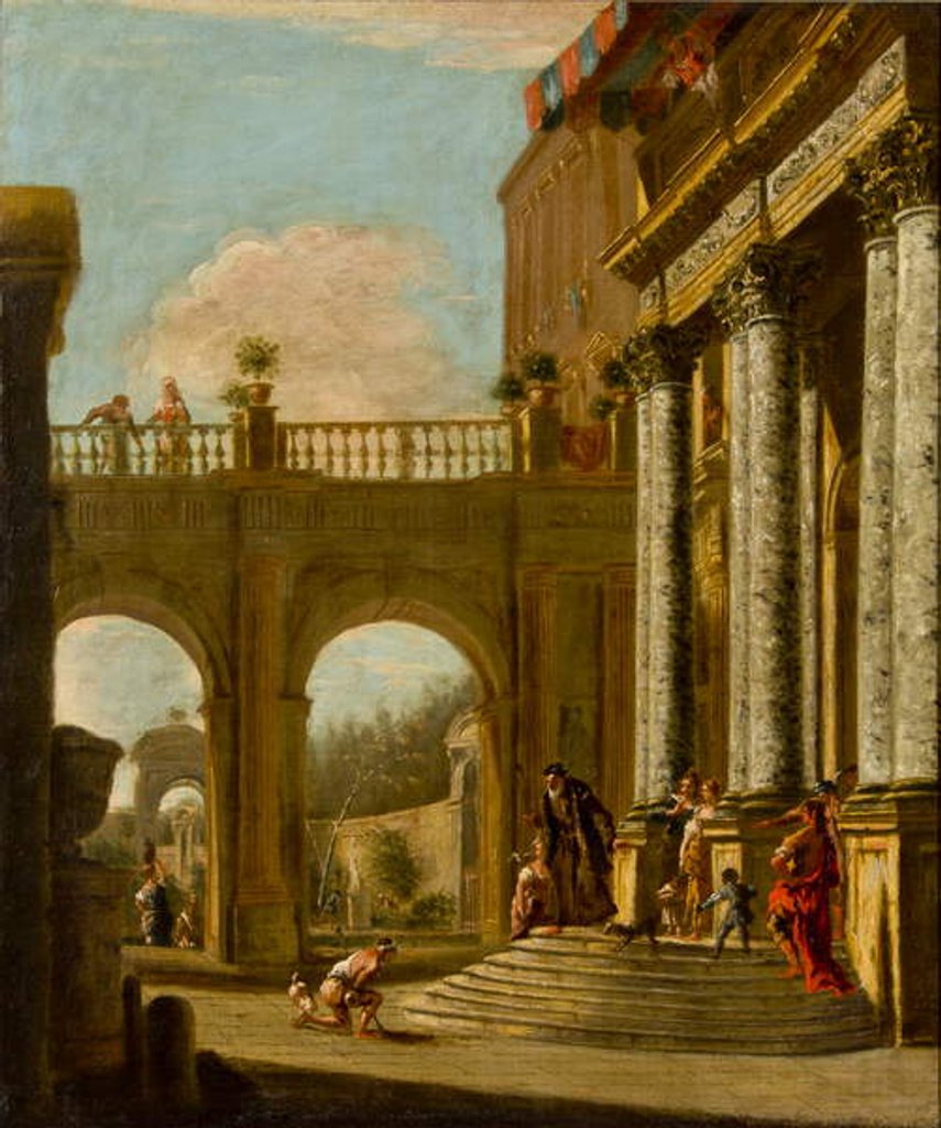 Detail of The Return of the Prodigal Son, c.1712-16 by William Kent