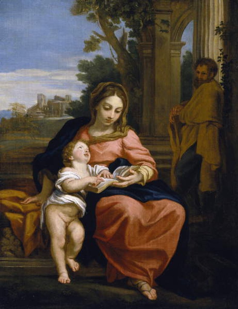 Detail of The Holy Family, c.1700-15 by Carlo Maratta or Maratti