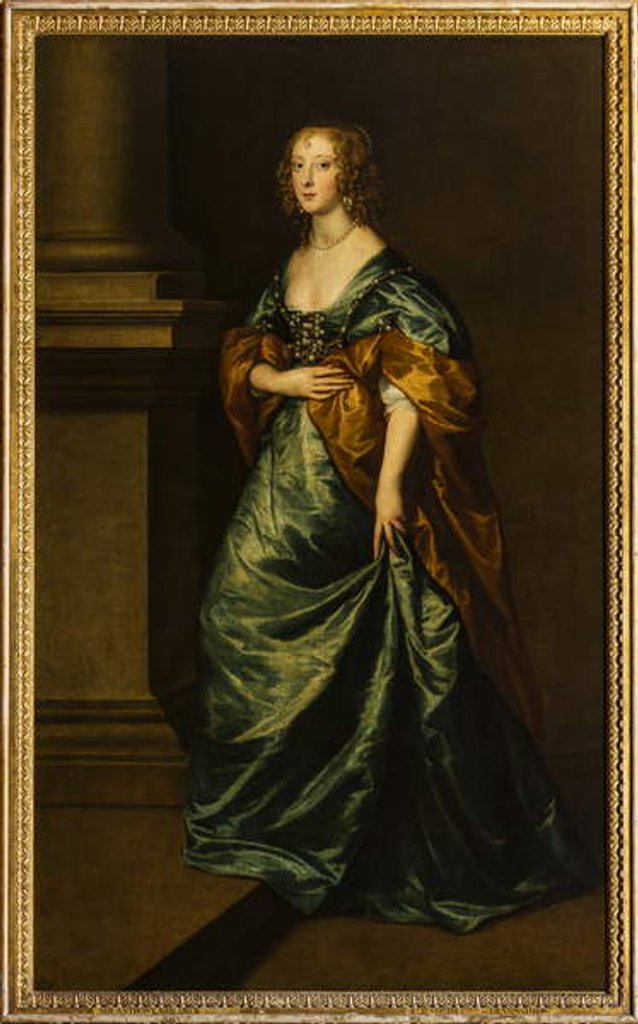 Detail of Portrait of Elizabeth Cecil, Countess of Devonshire, c.1639 by Anthony van Dyck