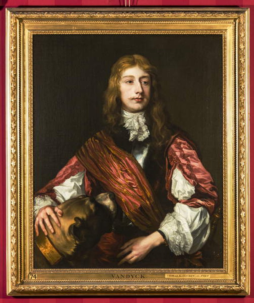 Detail of Portrait of Thomas Killigrew, The Poet, 1637 by Anthony van Dyck