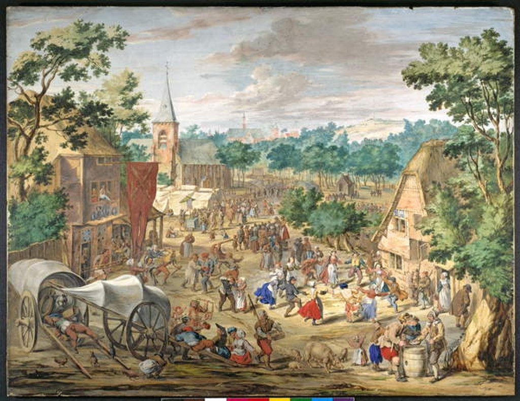 Detail of A Kermesse by Jan Brueghel