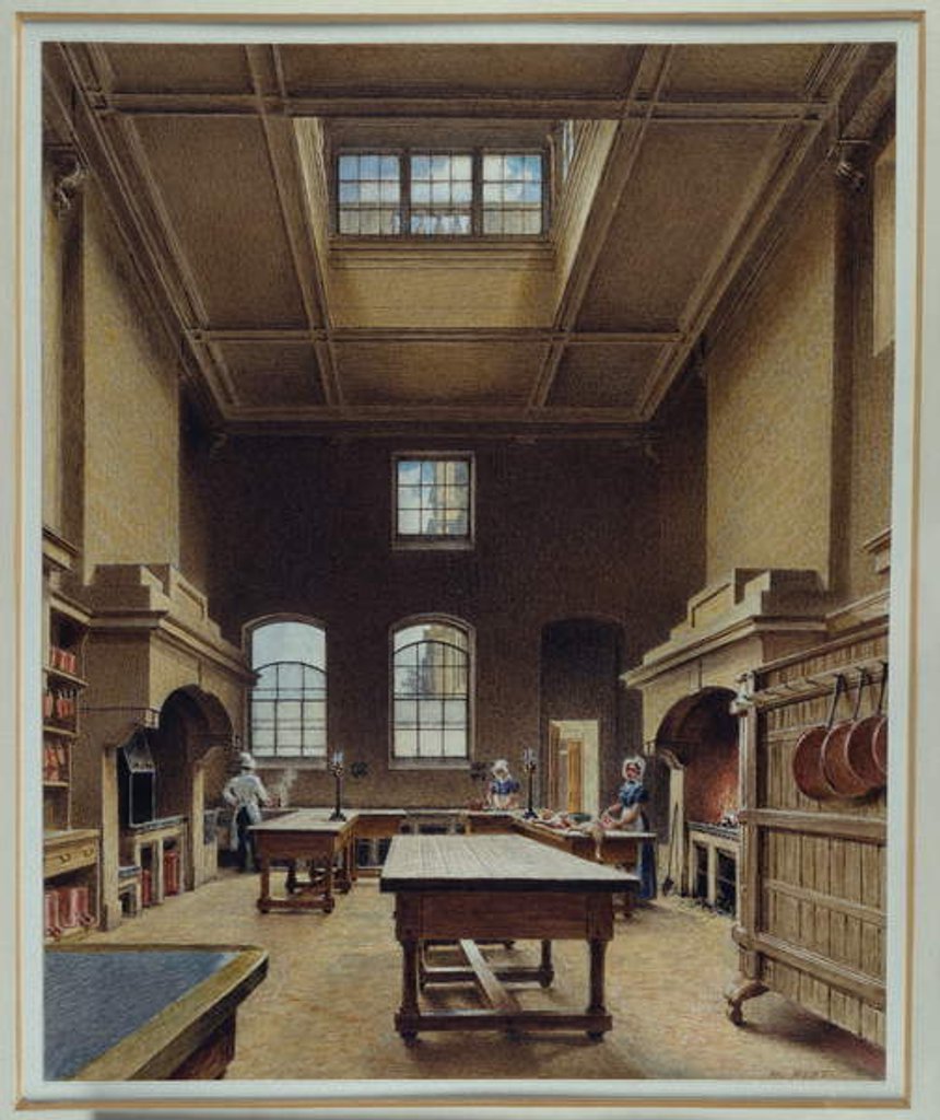 Detail of The Kitchen at Chatsworth, c.1830 by William Henry Hunt