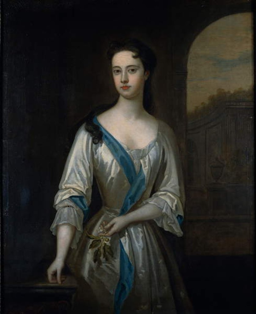 Detail of Portrait of Dorothy Savile, Countess of Burlington by Charles Jervas