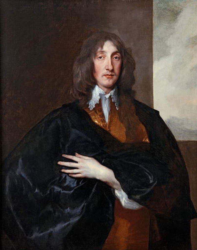Detail of Richard Boyle, 1st Earl of Burlington and 2nd Earl of Cork by Anthony van Dyck
