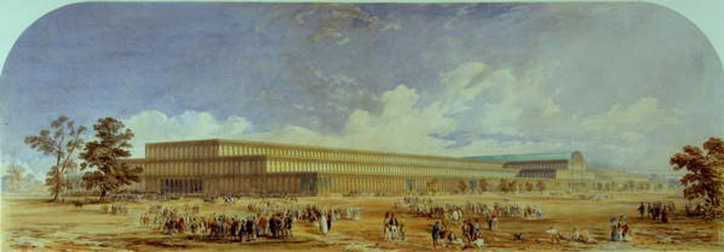 Detail of The Crystal Palace, Hyde Park, 1850 by Edward Walker