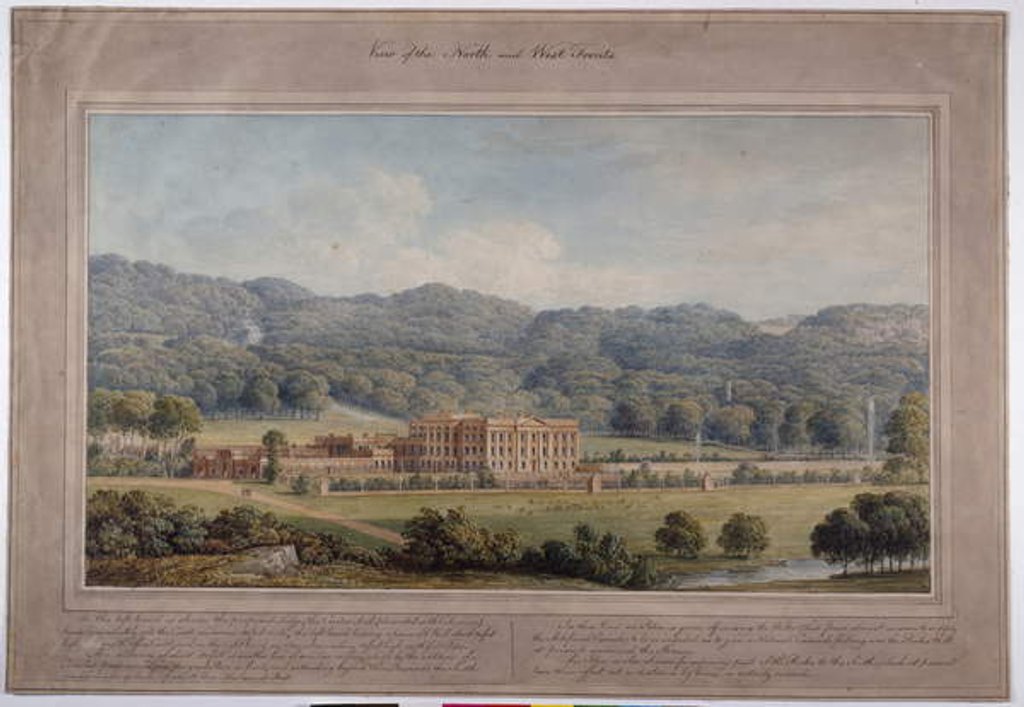 Detail of Chatsworth House, 1818 by Jeffry Wyatville