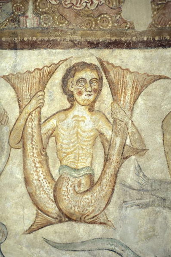 Detail of Fresco in the church of S. Giacomo, Temeno/Strada Vino, Alto Adige, Italy by Anonymous