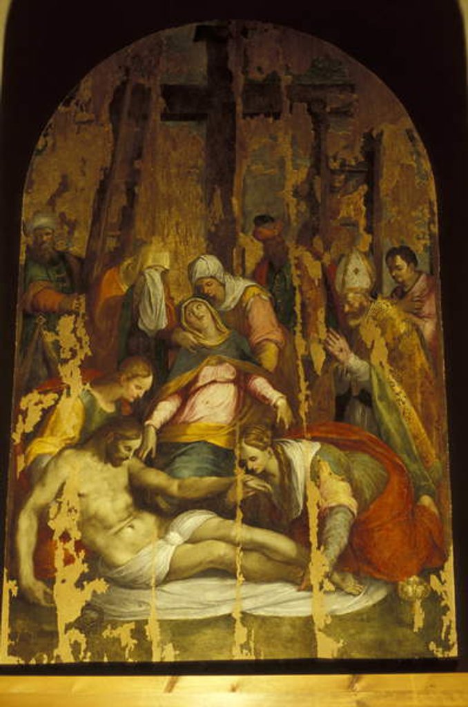 Detail of The deposition, Luca Signorelli, Volterra picture gallery, Tuscany, Italy by Anonymous