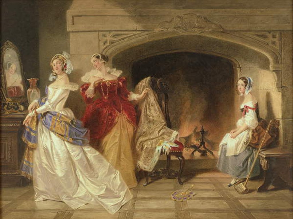 Detail of Cinderella by Fanny Corbaux