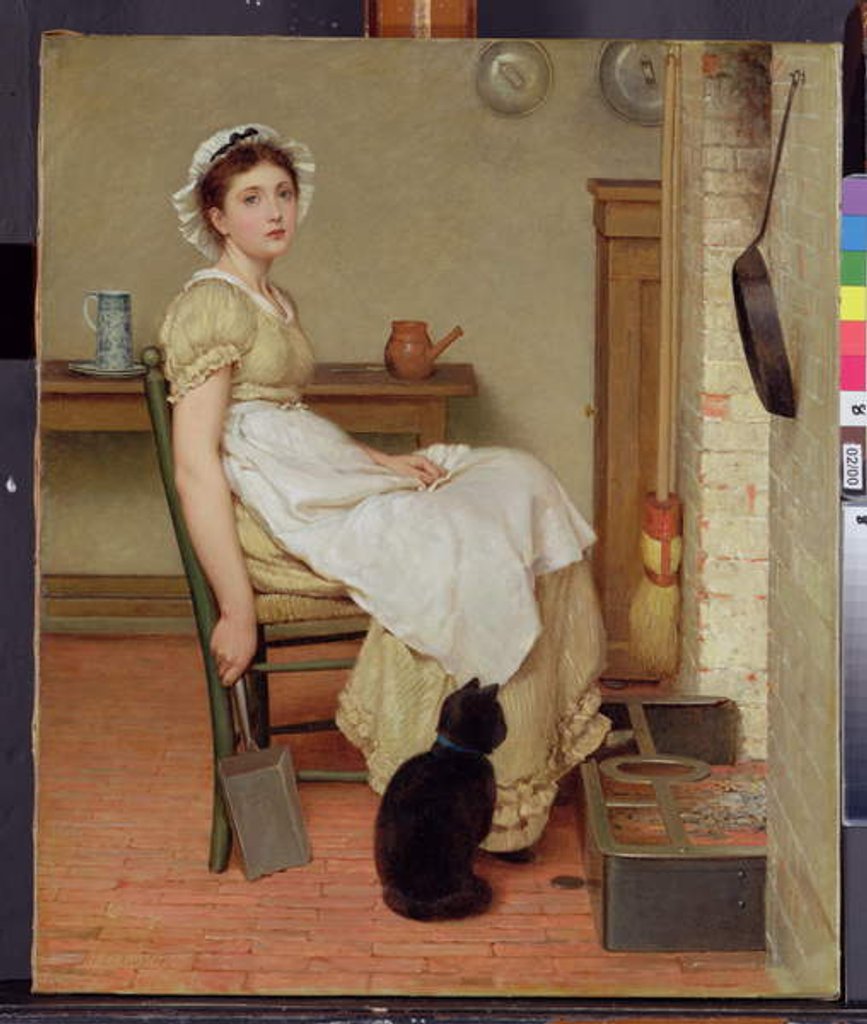 Detail of Her First Place by George Dunlop Leslie