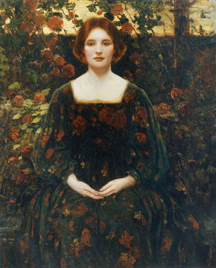 Detail of Womanhood, 1925 by Thomas Edwin Mostyn