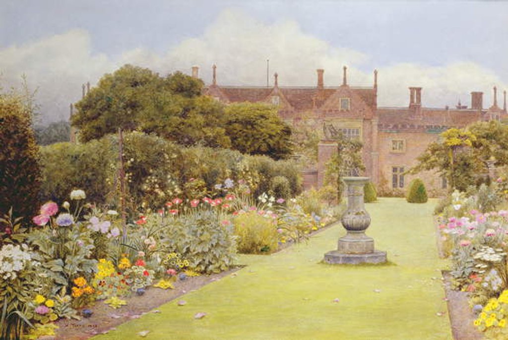 Detail of The Grass Walk, Helmingham Hall, 1892 by Henry Terry