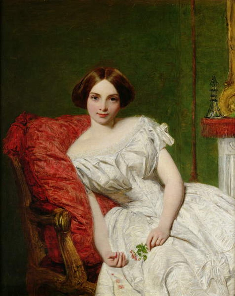 Detail of Portrait of Annie Gambart by William Powell Frith
