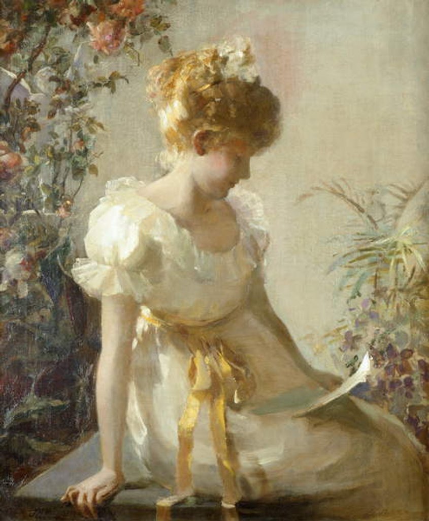 Detail of The Love Letter by Jessie Elliot Gorst