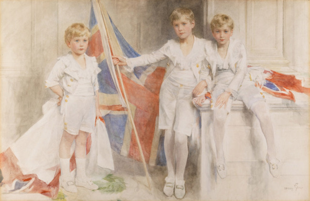 Detail of The Gow Brothers, 1914 by Mary L. Gow