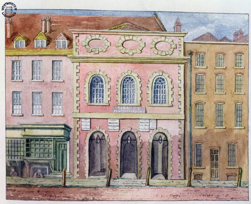 Detail of King's Theatre, Haymarket, 1783 by William Capon
